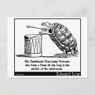 The Tumultuous Tom-tommy Tortoise Postcard