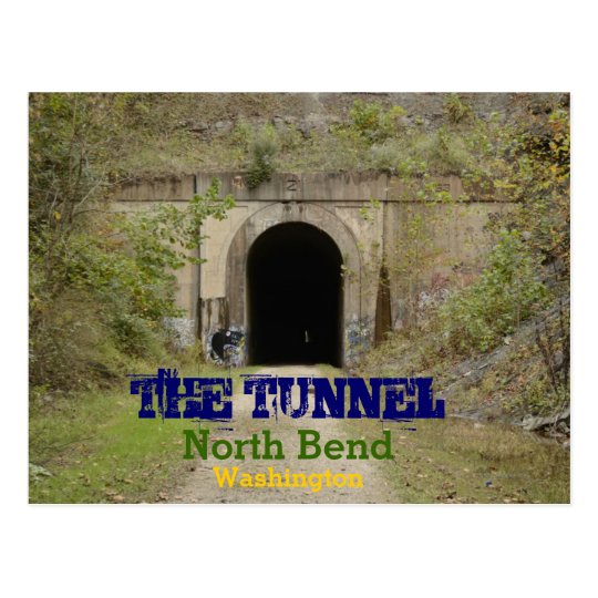 The Tunnel North Bend Washington Postcard