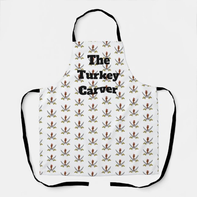 The Turkey Carver Thanksgiving Apron (Front)