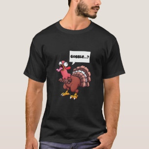 The Turkey Dinosaur Trex Gobble Thankgivings Day T-Shirt