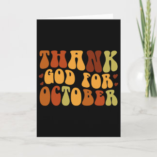 The Turkey Isn't The Only Thing In The Oven Thanks Card