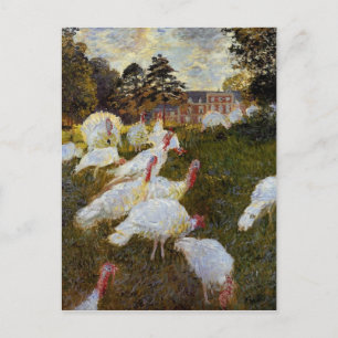 The Turkeys by Claude Monet Postcard