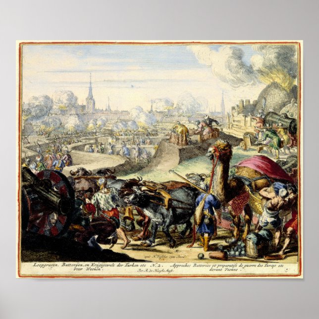 The Turkish Seige of Vienna 1683 Poster (Front)