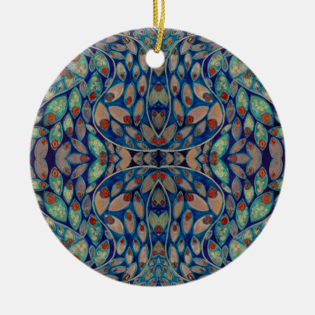 The Turning Point (painting) Ceramic Tree Decoration (Front)