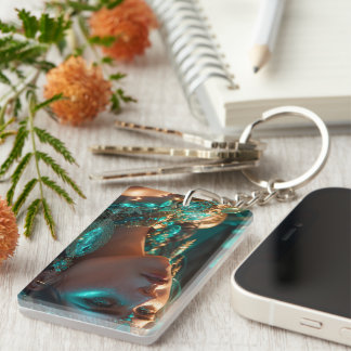the turqoise key ring