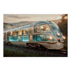 The Turquoise Line Poster