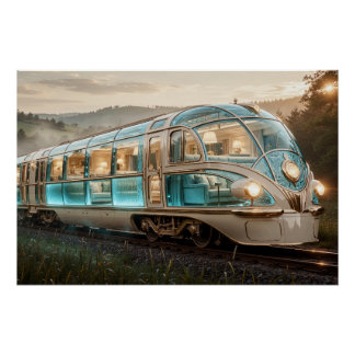 The Turquoise Line Poster