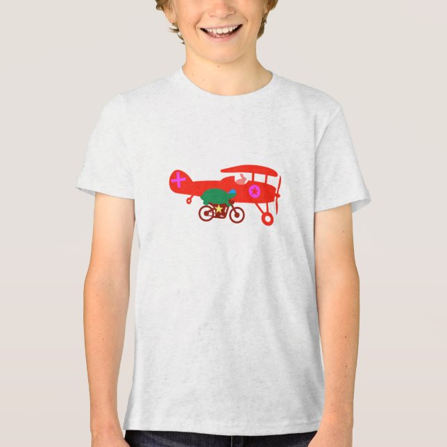 The Turtle and the Hare Tri-Blend Shirt (Front)