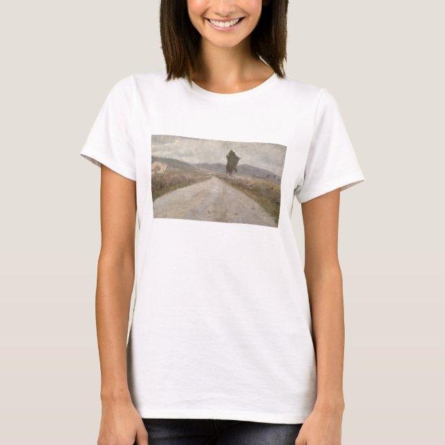 The Tuscan Road, c.1899 (board) T-Shirt (Front)