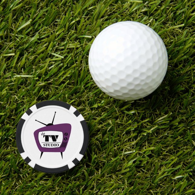 The TV Studio Poker Chips!!! Poker Chips (Golf Ball Marker)