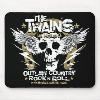 The TWAINS Skull n' Horseshoe Mousepad