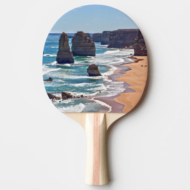 The Twelve Apostles, Victoria, Australia Ping Pong Paddle (Front)