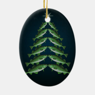 The Twelve Cods of Christmas oval ornament