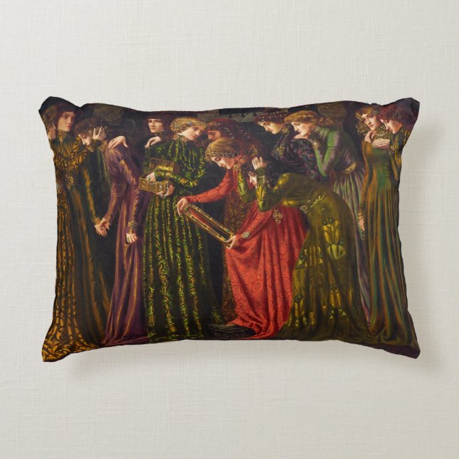The Twelve Dancing Princesses by Gustave Stevens Decorative Cushion (Front)