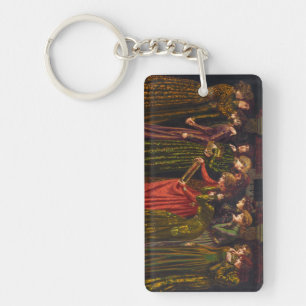 The Twelve Dancing Princesses by Gustave Stevens Key Ring