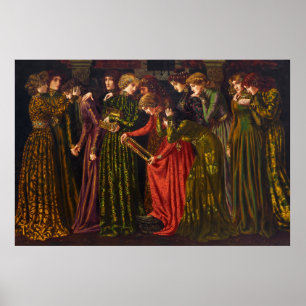 The Twelve Dancing Princesses by Gustave Stevens Poster