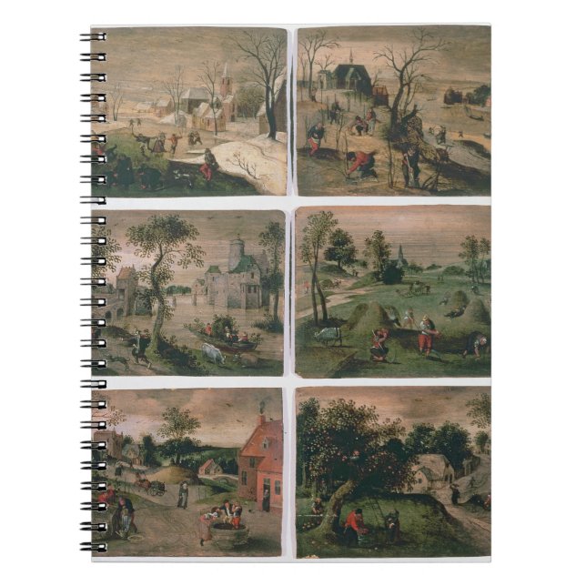 The Twelve Months of the Year: January, February, Notebook (Front)