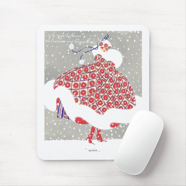 The Twelve Months of the Year: Nivose  Mouse Mat (With Mouse)