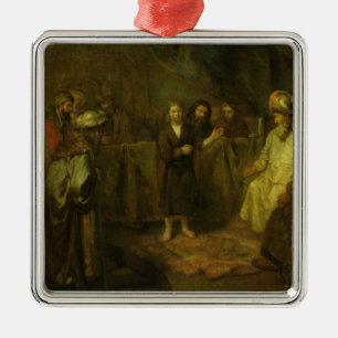 The Twelve Year Old Jesus in front of the Metal Tree Decoration