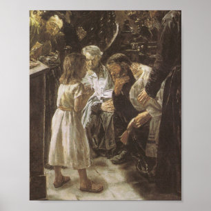 The Twelve Year Old Jesus In The Temple 1879 Poster