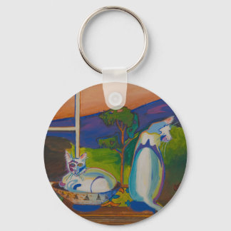 The Twevils-Pinky&Bleu Keychain