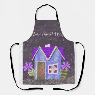 The Twilight Garden (Periwinkle & Indigo) Apron