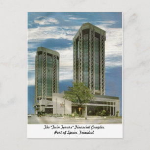 The "Twin Towers" Port of Spain, Trinidad Postcard