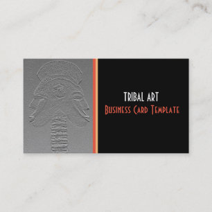 The Twins African Art Tribal Business Card