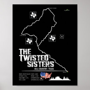 The Twisted Sisters Texas USA Motorcycle 02 Poster