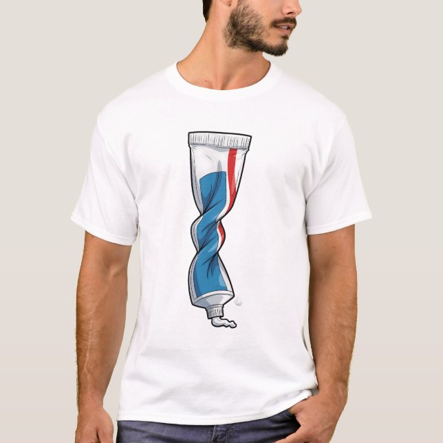The Twisted Toothpaste Squeeze T-Shirt (Front)
