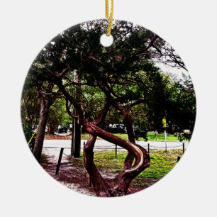 The Twisted Tree 1123 Ceramic Tree Decoration