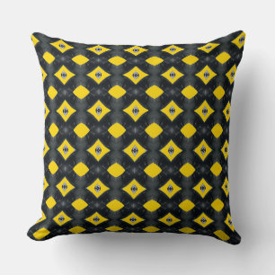 The Twisters on Yellow Background Cushion