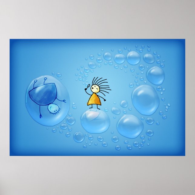 The Two and the Bubbles Poster (Front)