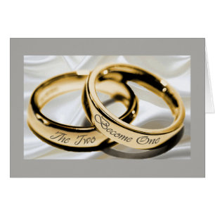 ***THE TWO BECOME ONE*** WEDDING DAY WISHES