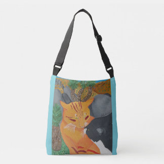 The Two Cats Kissing At Joshua Tree Bag