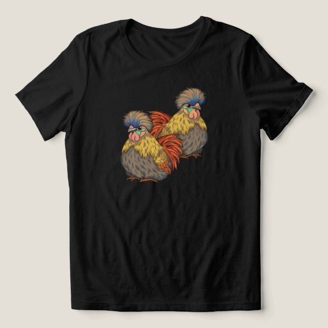 The Two Chicks Tri-Blend Shirt (Design Front)
