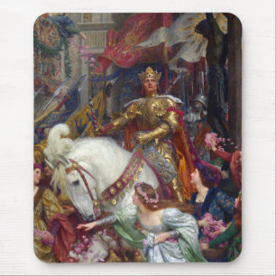 The Two Crowns c. 1900 by Sir Frank Dicksee Mouse Mat