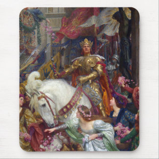 The Two Crowns c. 1900 by Sir Frank Dicksee Mouse Mat