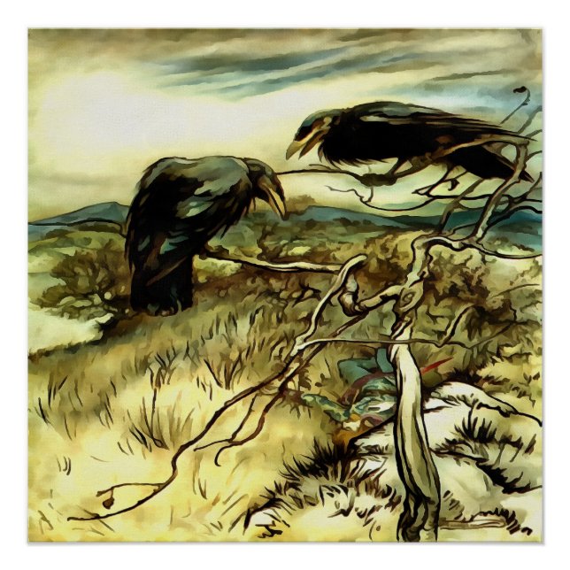 The Two Crows or Twa Corbies Makin A Mane Poster (Front)