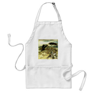 The Two Crows or Twa Corbies Makin A Mane Standard Apron