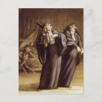 The Two Doctors and Death by Honore Daumier