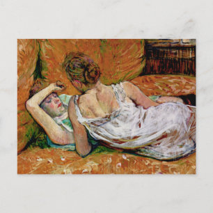 The Two Friends by Henri de Toulouse-Lautrec Postcard