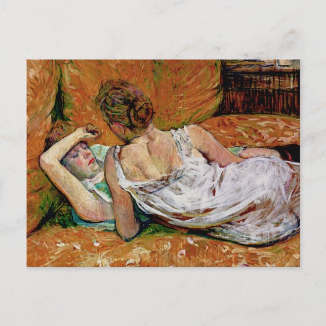 The Two Friends by Henri de Toulouse-Lautrec Postcard (Front)