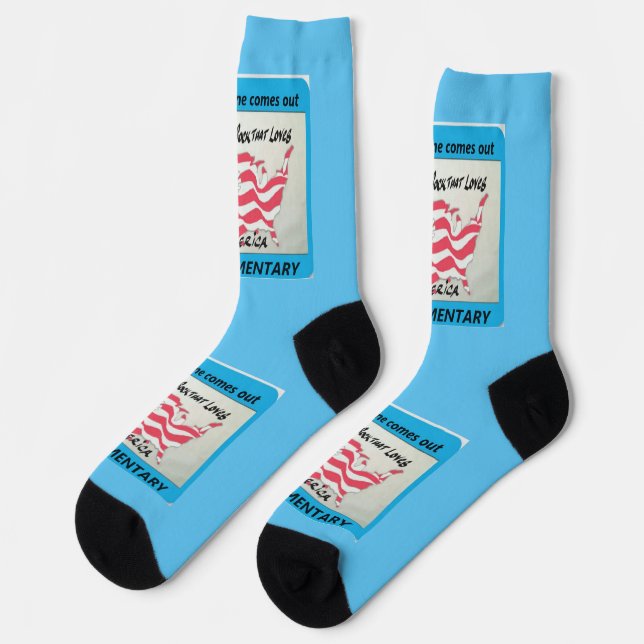 The "Two go in...one comes out. A Socumentary" Socks (Left)