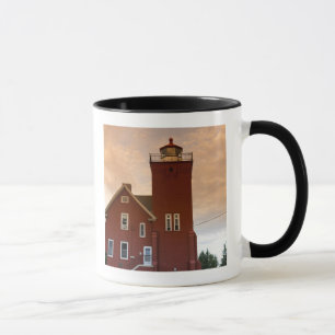 The Two Harbours Lighthouse overlooking Agate Bay Mug