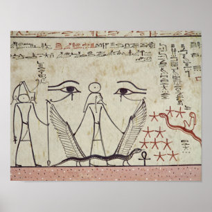The two mystical eyes, from the Tomb of Poster