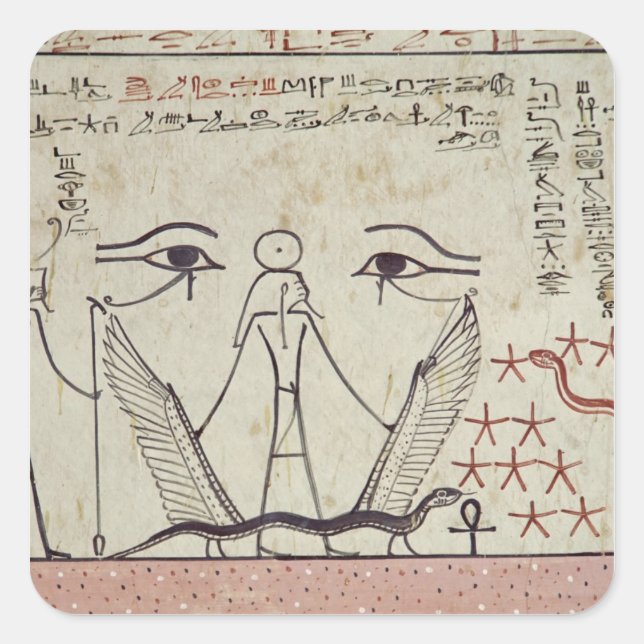 The two mystical eyes, from the Tomb of Square Sticker (Front)