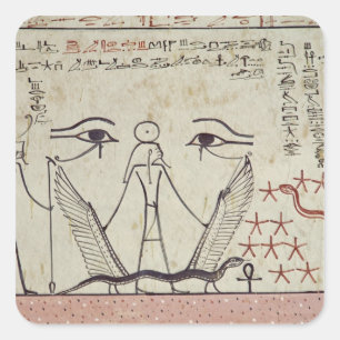 The two mystical eyes, from the Tomb of Square Sticker