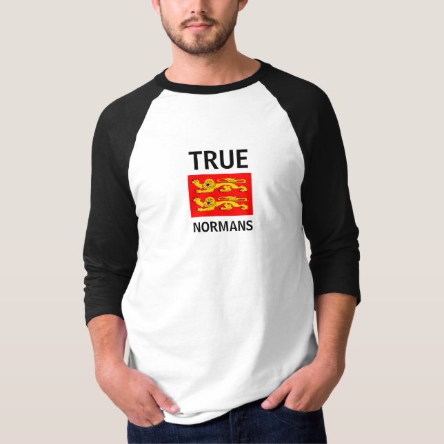 "The Two Norman Leopards" "True Normans" T-Shirt (Front)