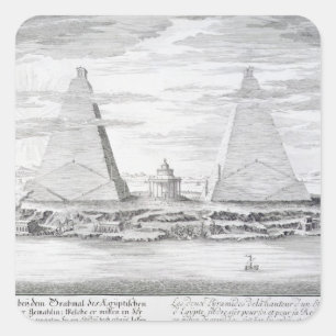 The Two Pyramids of Moeris, King of Egypt and his Square Sticker